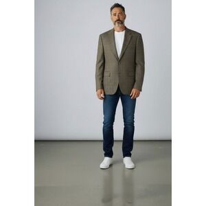 Lauren Ralph Lauren Blazer Mens 40S Herringbone 100% Wool Tweed 2-Button